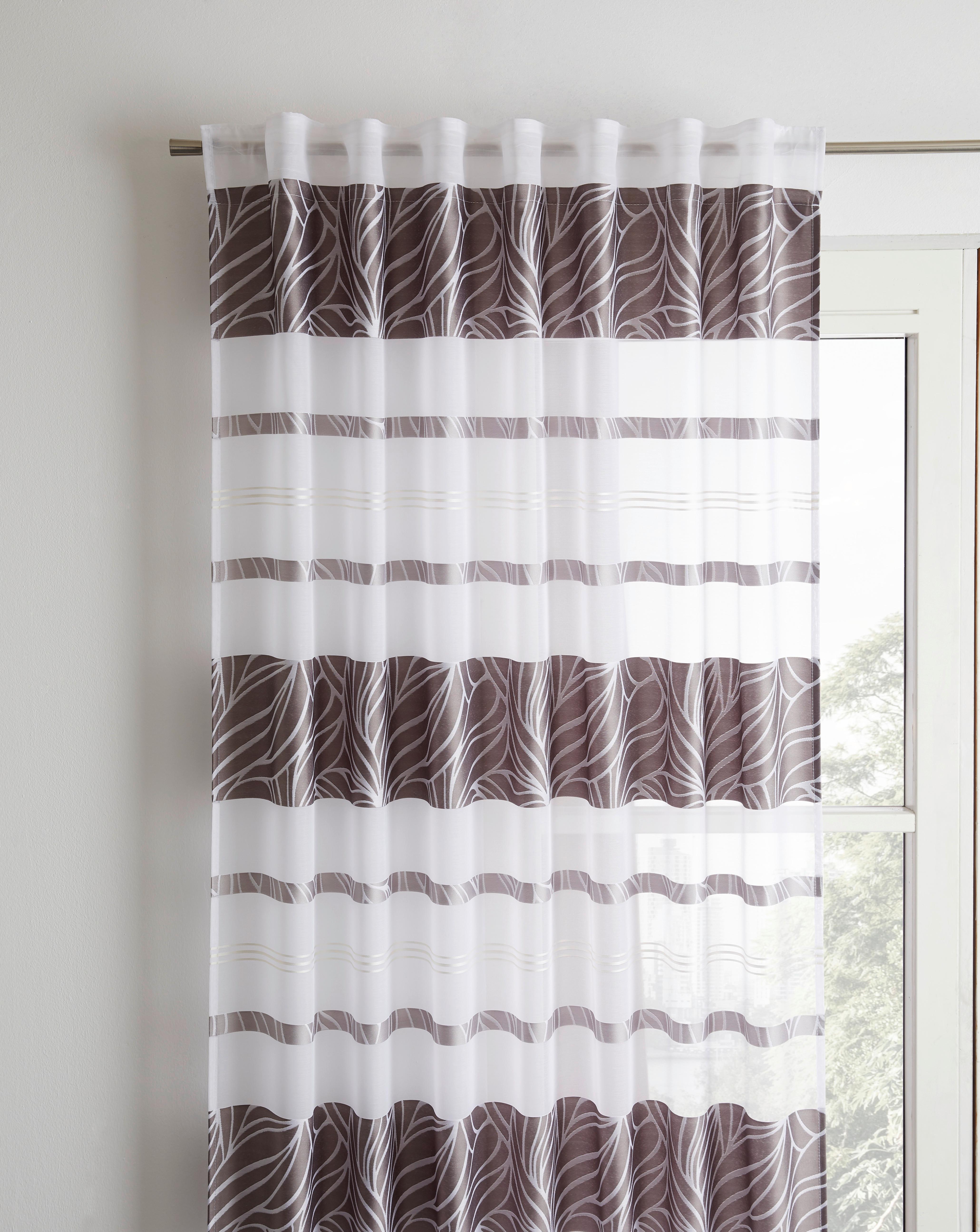 GARDINLÄNGD ANITA -AKT- - grå, Klassisk (140/245cm) - Modern Living