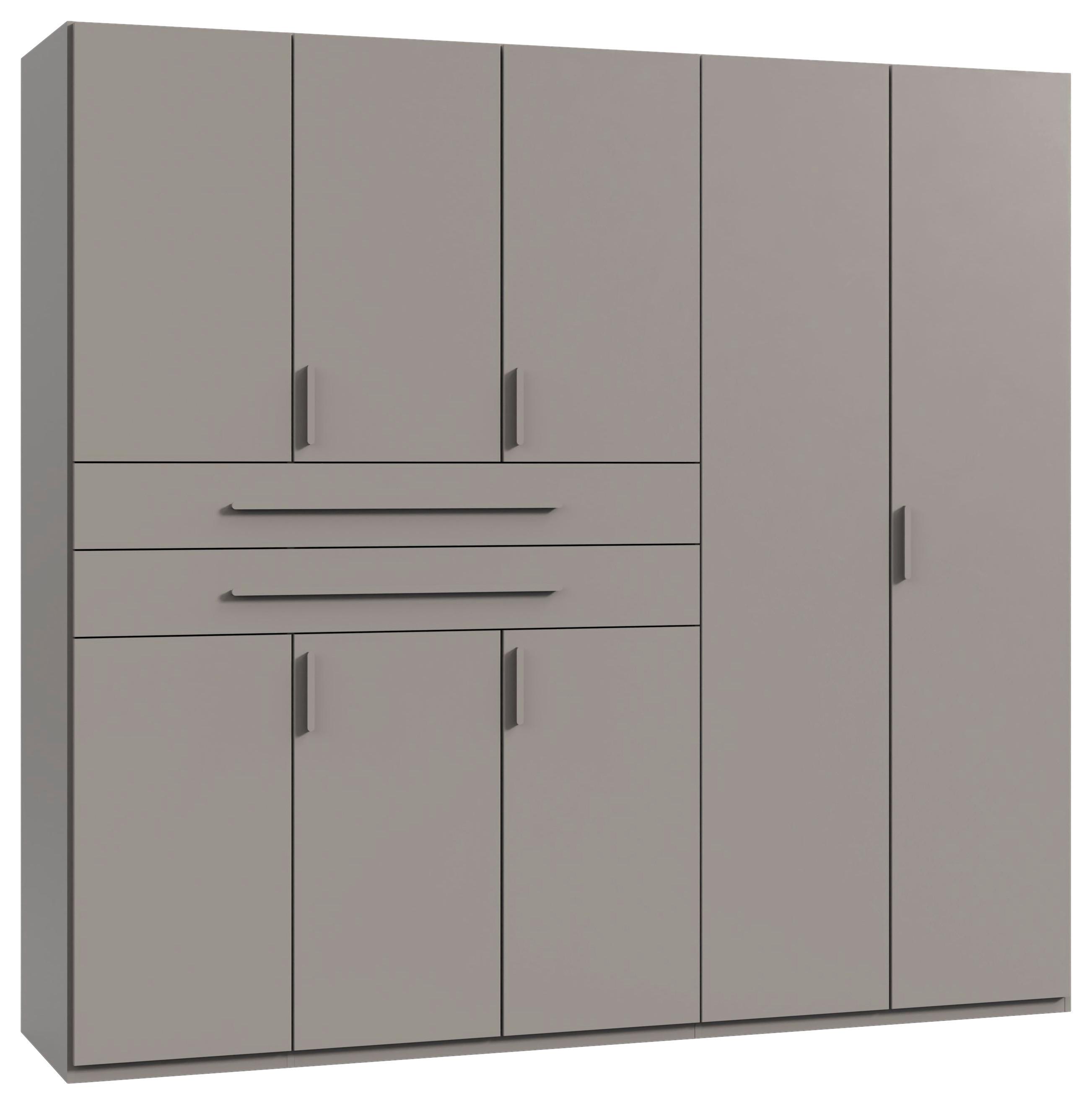 Ormar S Klasičnim Vratima Lumio - sivo-bež, Konvencionalno (225/208/65cm) - Modern Living