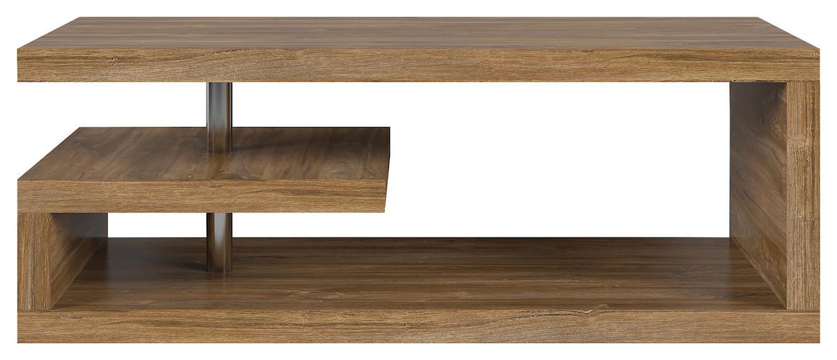 STOLIK KAWOWY GLIMP COFFEE TABLE - kolor dębowy, Design, materiał drewnopochodny (120/60/45cm)