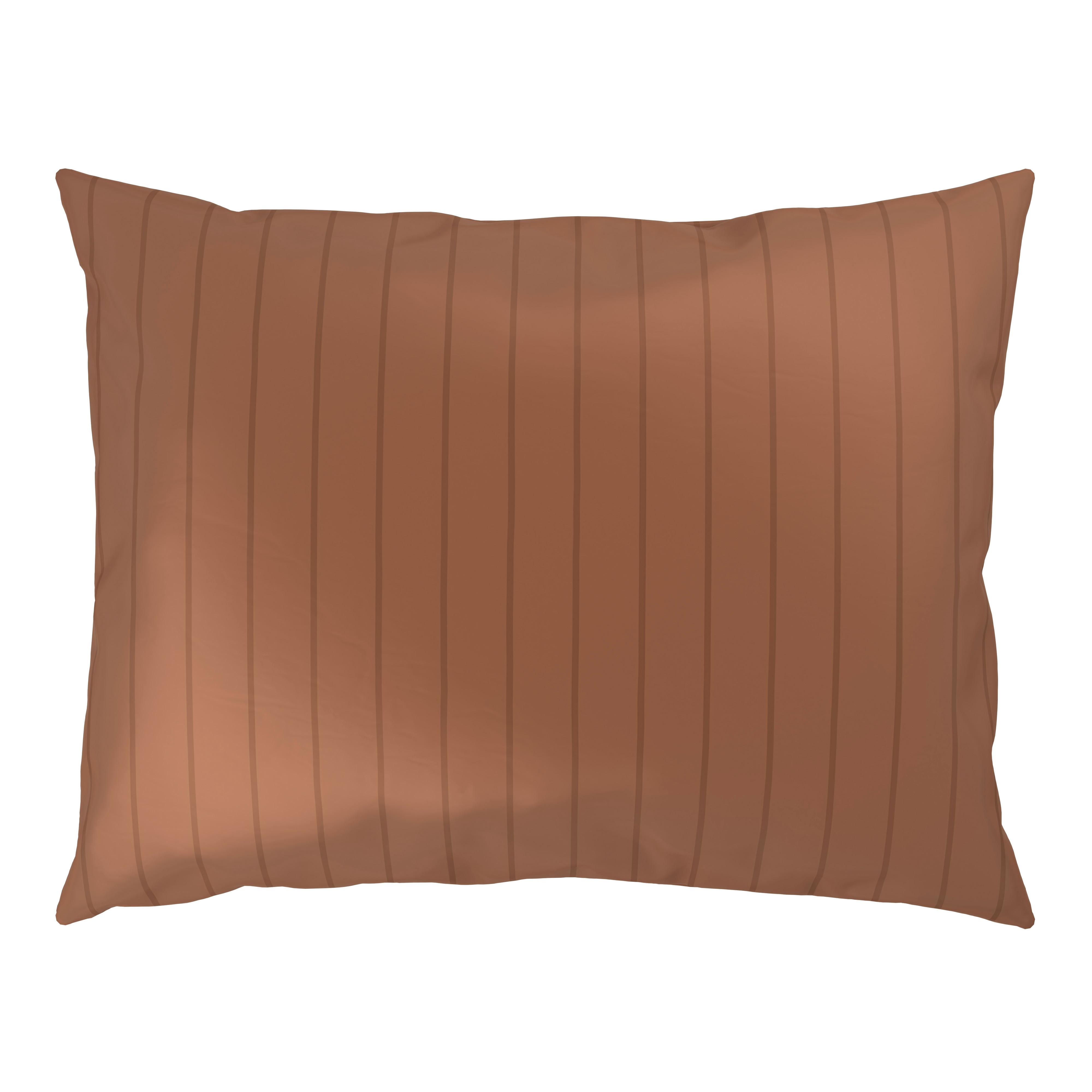 Posteljnina Dobby Streif - mocha rjava, tekstil (200/140cm) - Mömax