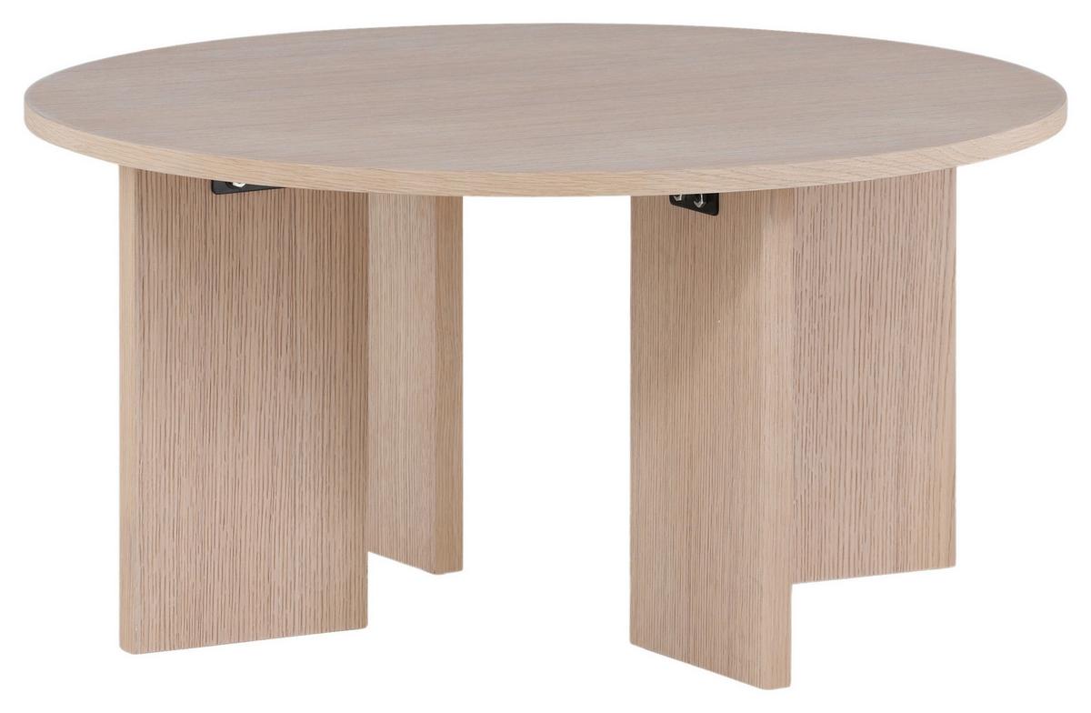 Couchtisch Askerön ca. 80x80x40 cm Weiß - Weiß, Design, Holzwerkstoff (80/80/40cm) - Livetastic