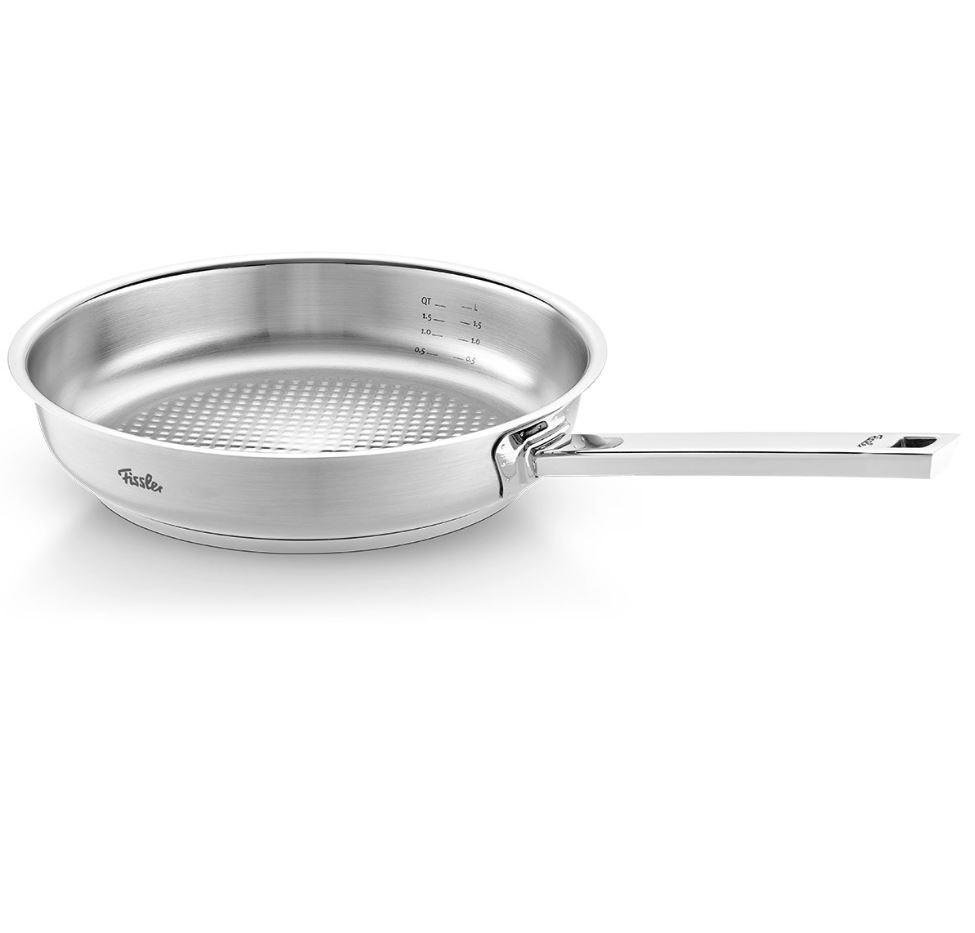 PATELNIA DO SMAŻENIA 084-378-28-100/0 FISSLER - kolor srebrny, Basics, metal (28cm) - Fissler