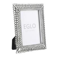 Bilderrahmen Esashi Nickelfarben ca. 20x24,5cm - Nickelfarben, Trend, Glas/Kunststoff (20/2,5/24,5cm) - Eglo