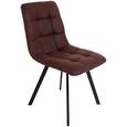 Scaun Zurs - maro/negru, Konventionell, lemn/metal (45/89/58cm) Scaun Zurs - maro/negru, Konventionell, lemn/metal (45/89/58cm)