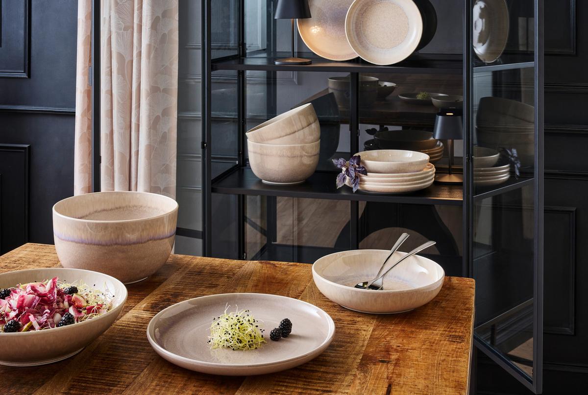 TALERZ DO MAKARONU PERLEMOR SAND VILLEROY&BOCH - kolor piaskowy, Trend, ceramika (22cm) - like.Villeroy & Boch