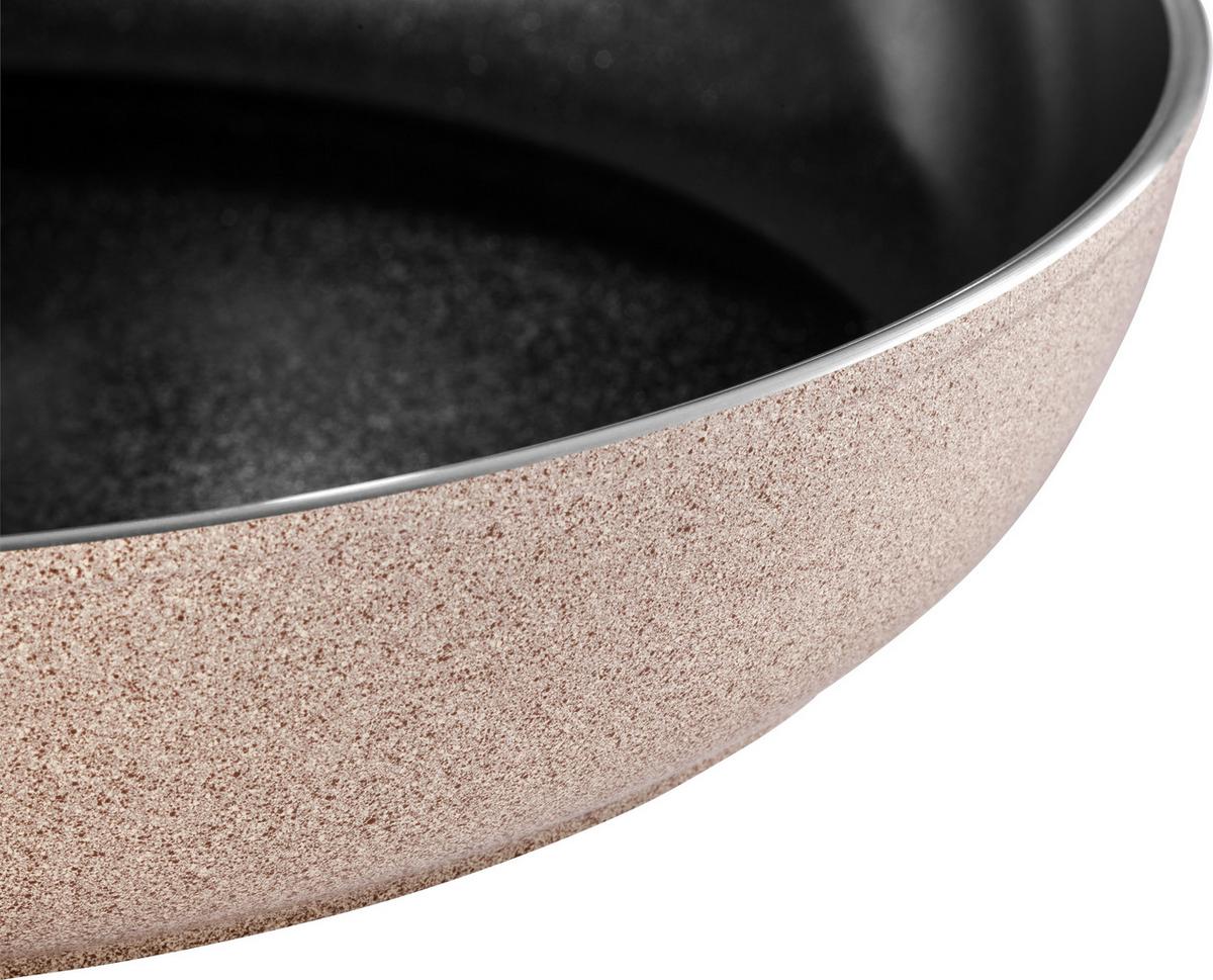 PATELNIA DO SMAŻENIA 1027798 - beżowy/czarny, Basics, metal (28cm) - Ballarini