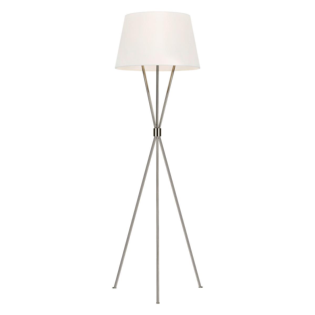 Podna Svjetiljka Penny Fe-Penny-Fl-Pn - boje nikla, Konvencionalno, metal/tekstil (47/139.7cm) - Elstead Lighting