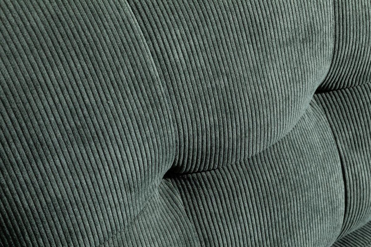 Wohnlandschaft Lillehammer In Grün/schwarz - Schwarz/Grün, Modern, Holz/Textil (217/80/149cm) - Based