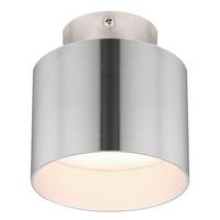 LAMPA SUFITOWA LED NORA - kolor niklowy, Modern, tworzywo sztuczne/metal (9,8/10cm)