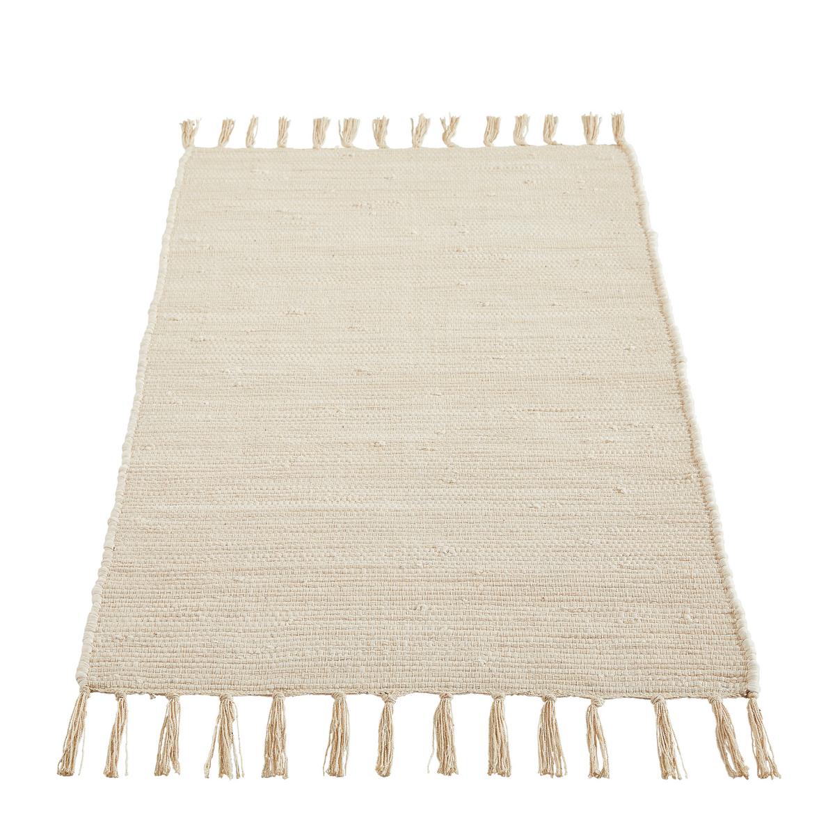 DYWAN Z FRĘDZLAMI MAXI - kolor piaskowy, Konventionell, tkanina (60/120cm) - Boxxx