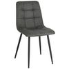 Scaun NINO - negru/gri, Modern, lemn/metal (45/88/54,5cm) - Based