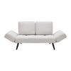 Schlafsofa Aurelia Naturfarbe Webstoff - Schwarz/Naturfarben, MODERN, Holz/Textil (191/73/78cm) - Bessagi Home