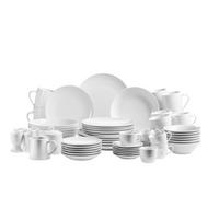 Kombiservice Alesia, 62-teilig - Weiß, Basics, Keramik - Mäser