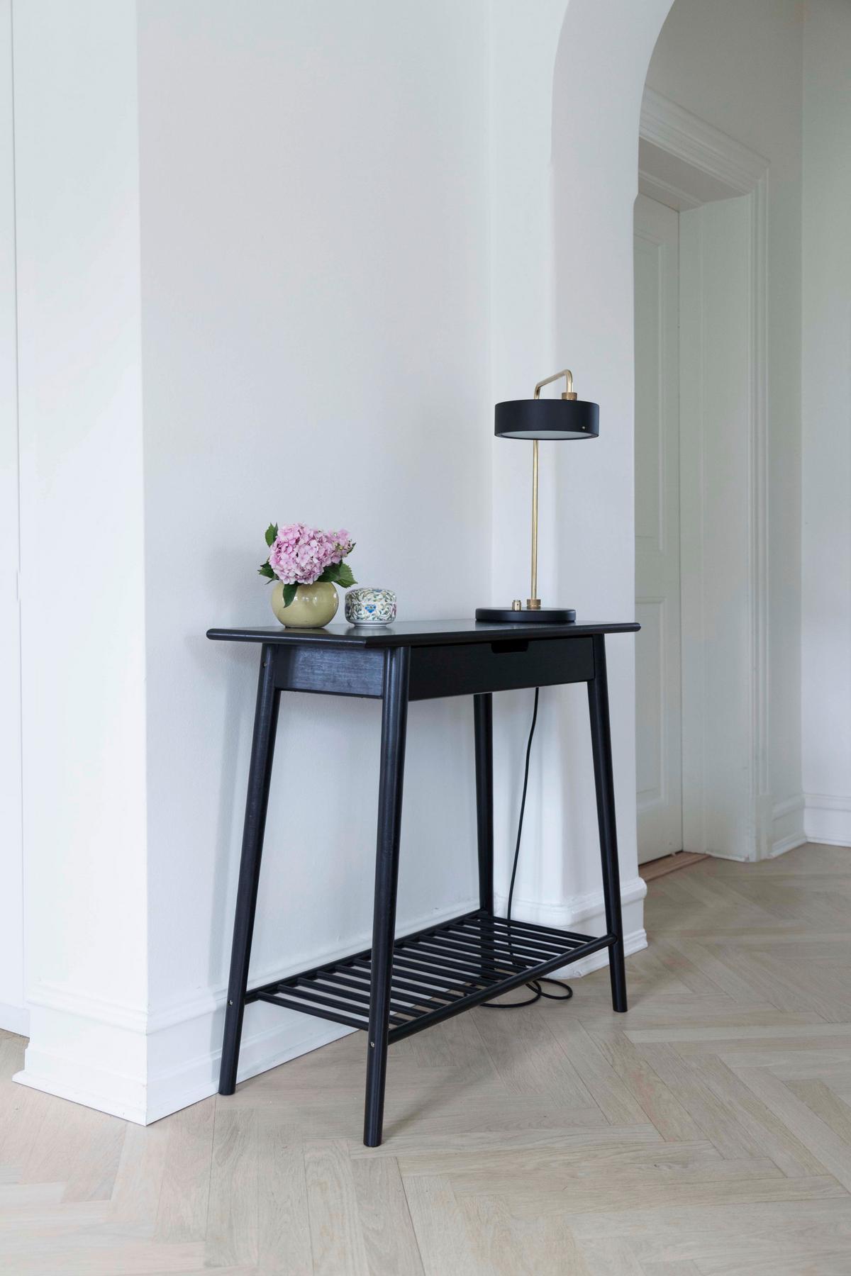 KONSOLENTISCH NOBLE 2165020 - Schwarz, ROMANTIK / LANDHAUS, Holz (90/35/80cm) - MID.YOU