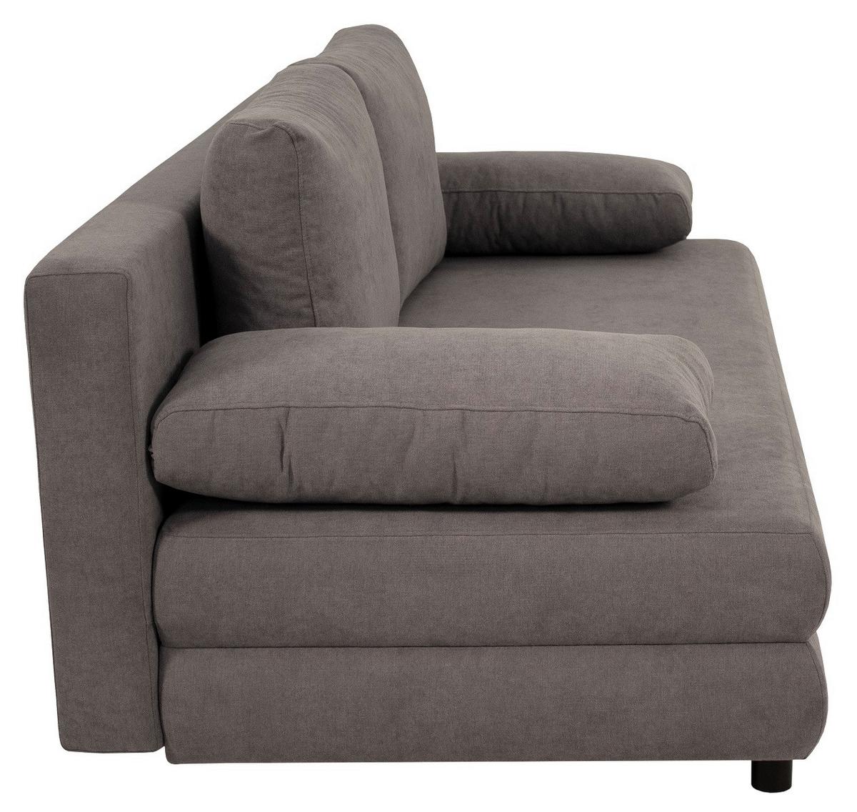 Kanapéágy Taras - barna, Design, textil/fa (197/77/92,5cm) - Based