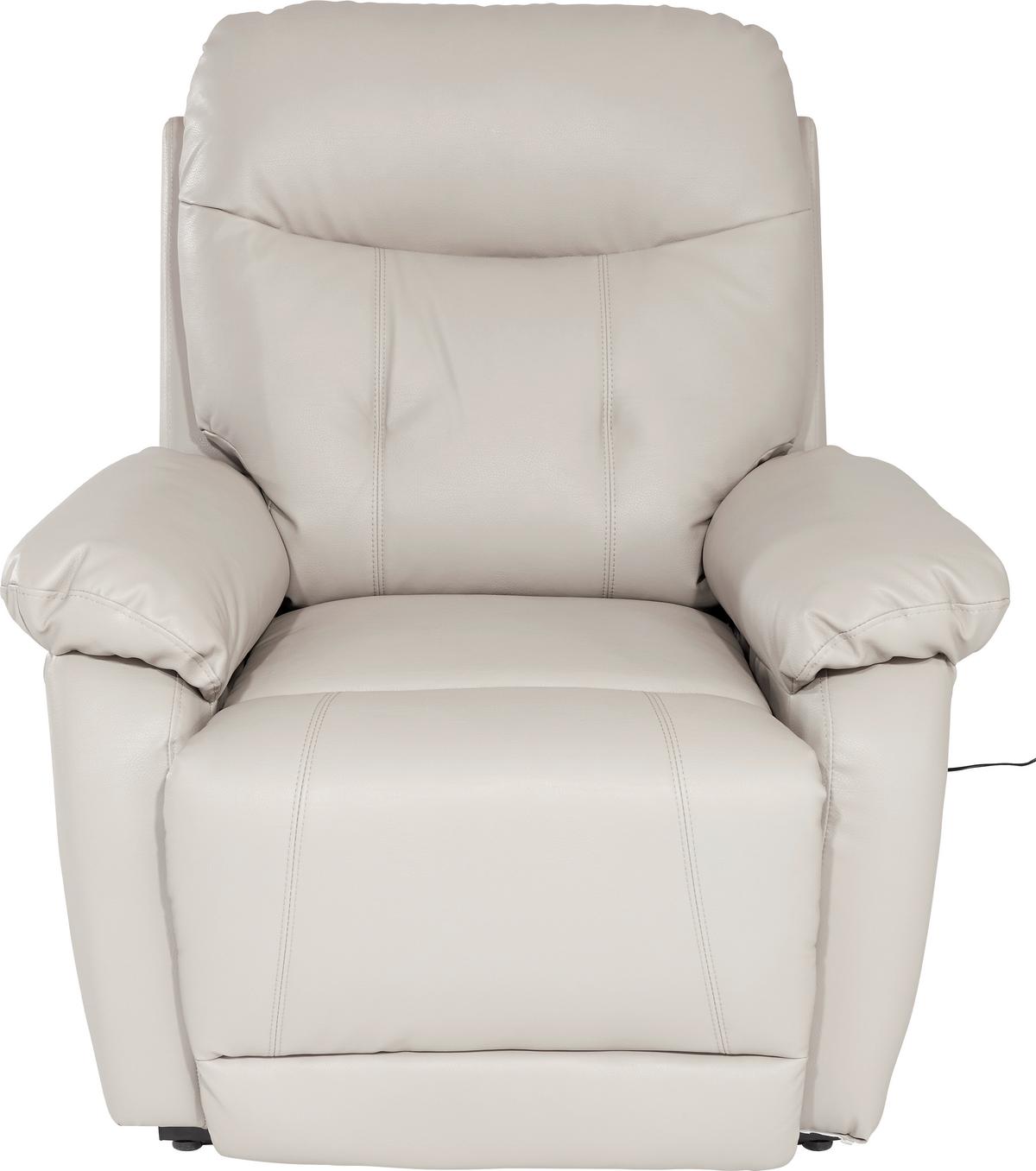 Tv Fotelj Mario, Relax Funkcija, Siva - siva/črna, Konvencionalno, kovina/umetna masa (89/107-79/94-165cm) - James Wood