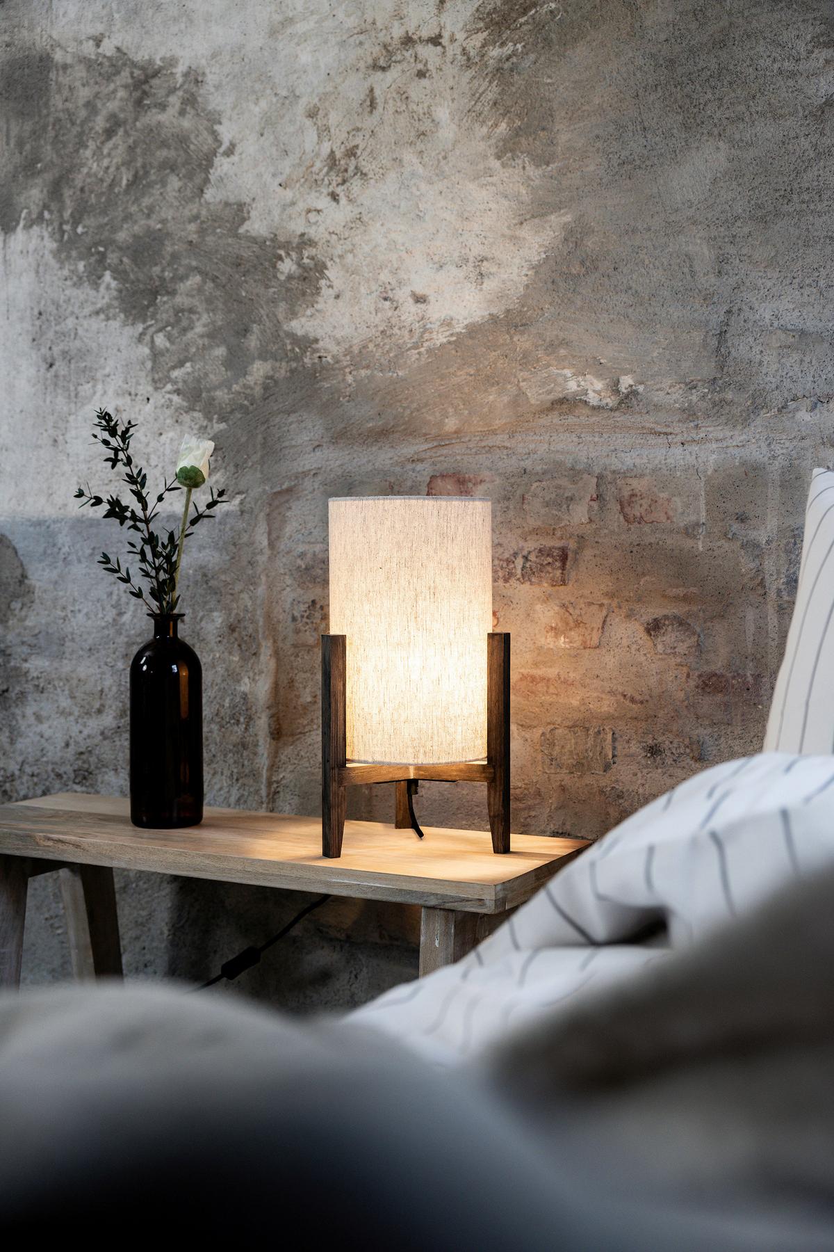 Tischleuchte Eruca max. 40 Watt - Beige, Basics (23/23/39cm) - Markslöjd