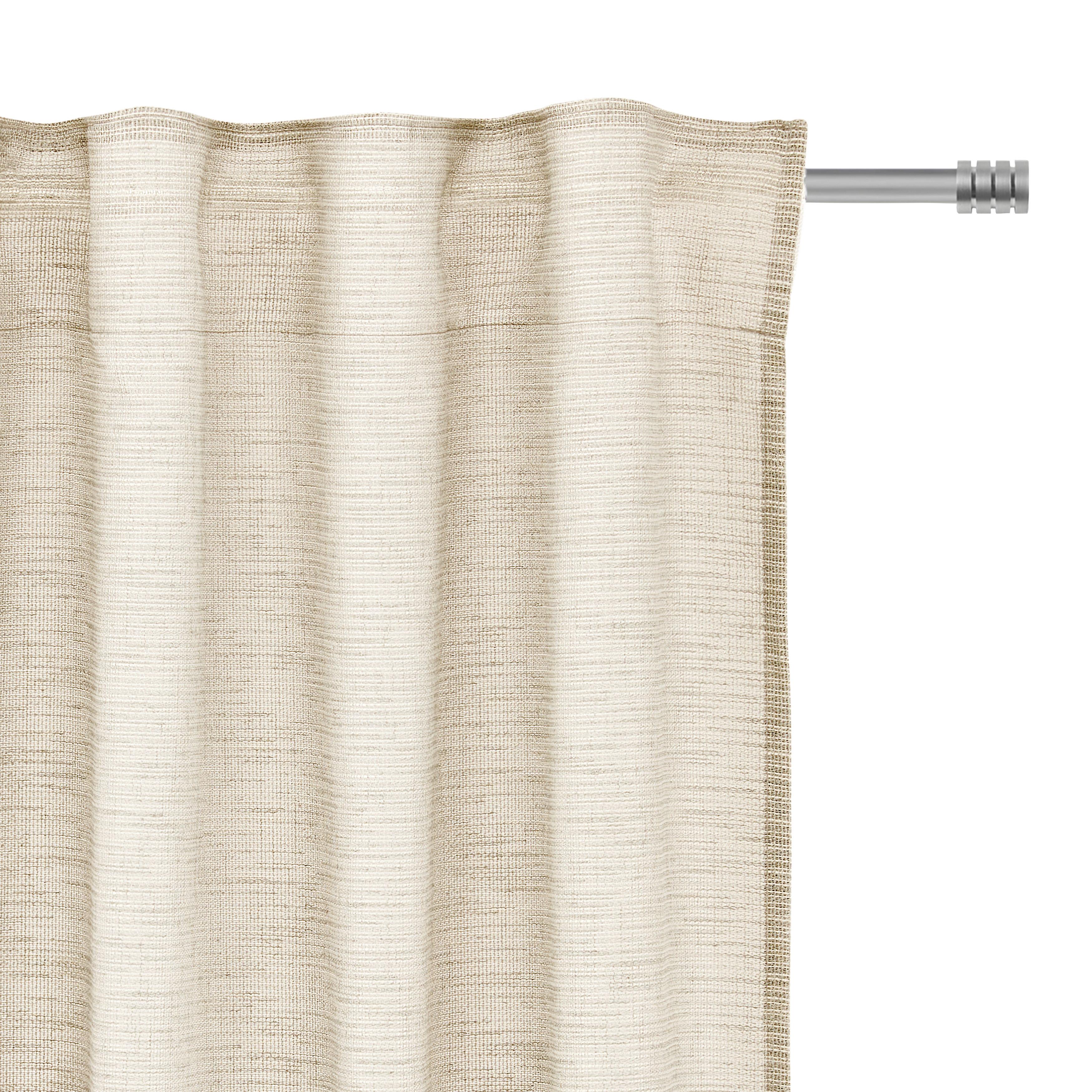 GARDINLÄNGD EVA - beige, Romantik / Lanthus, textil (140/255cm) - Premium Living