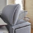 Boxspringbett Grau 160x200cm - Silberfarben/Grau, KONVENTIONELL, Kunststoff/Textil (228/172/36/78cm) - PREMIUM LIVING