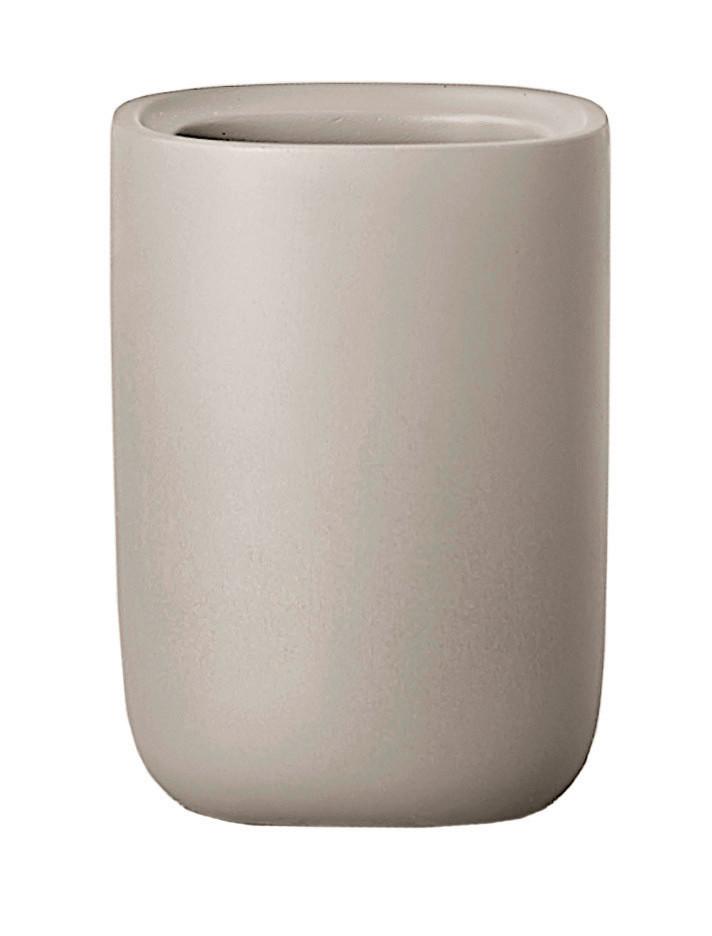 KUBEK DO MYCIA ZĘBÓW ALITA - Basics, kamień (8,6/10cm) - Kleine Wolke
