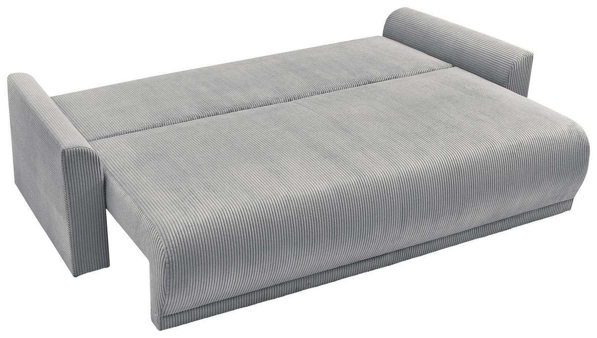 Canapea extensibila KIM - gri, Modern, lemn (234/90/103cm) - Modern Living