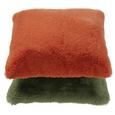 Pernă De Blană Rabbit Uni - ruginiu, Modern, textil (45/45cm) - Premium Living Pernă De Blană Rabbit Uni - ruginiu, Modern, textil (45/45cm) - Premium Living