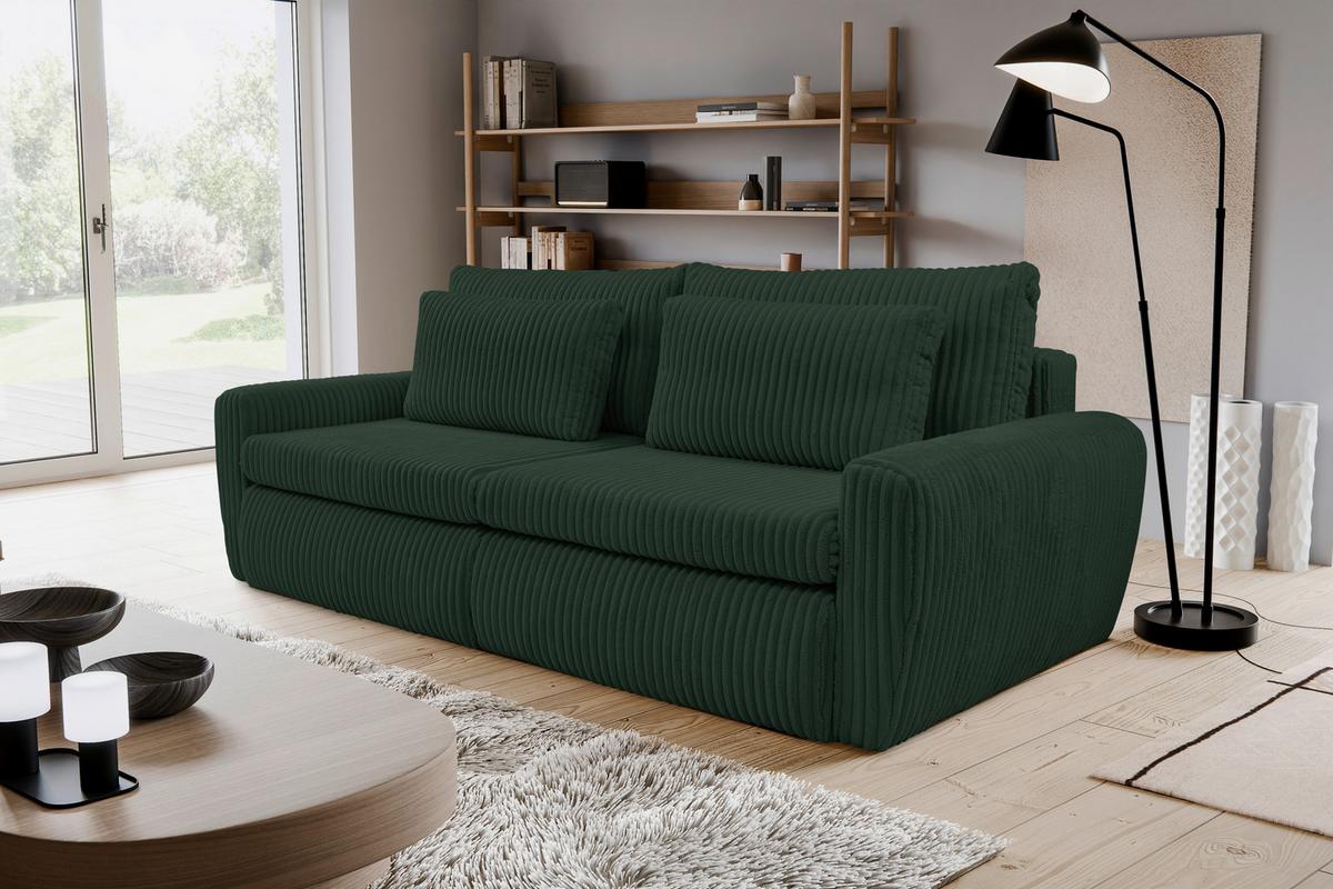 Trosjed Na Razvlačenje Mevi - zelena, Moderno (240/72-90/120cm) - Modern Living