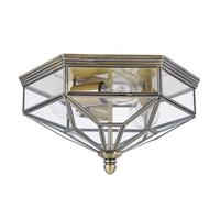 Deckenleuchte Zeil Bronzefarben max. 60 Watt - Transparent/Bronzefarben, Trend, Metall (35.2/19.2cm) - MAYTONI