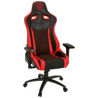 Gaming Stol Gamebreaker Sx 04, Črna, Rdeča - rdeča/črna, Moderno, kovina/umetna masa (74/137/66cm) - MID.YOU