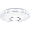 LED-DECKENLEUCHTE ROSS -AKT- - Weiß, KONVENTIONELL, Kunststoff/Metall (40/9cm) - Mömax