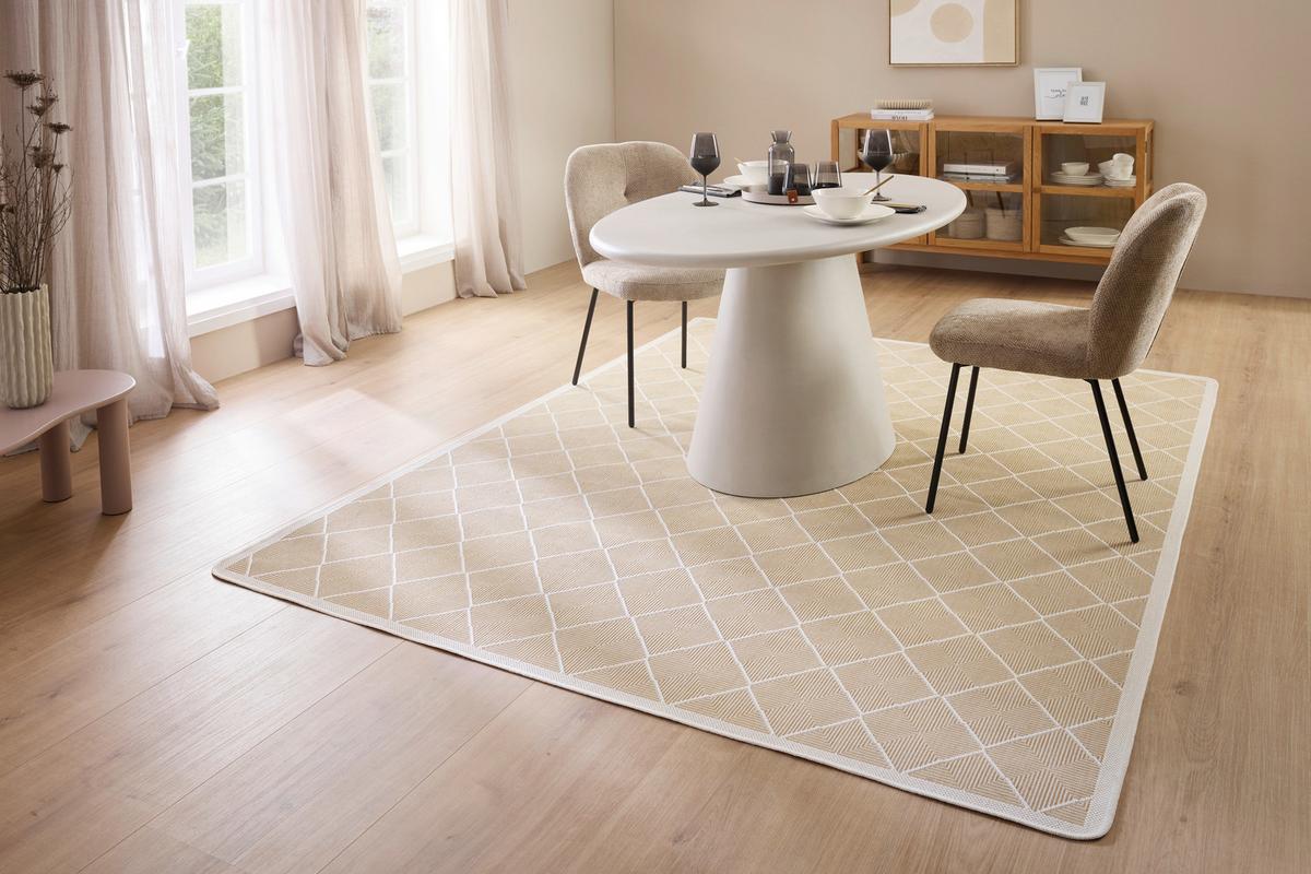 Flachwebteppich Fjora Gelb ca. 80x250cm - Gelb, MODERN, Textil (80/250cm) - Mömax