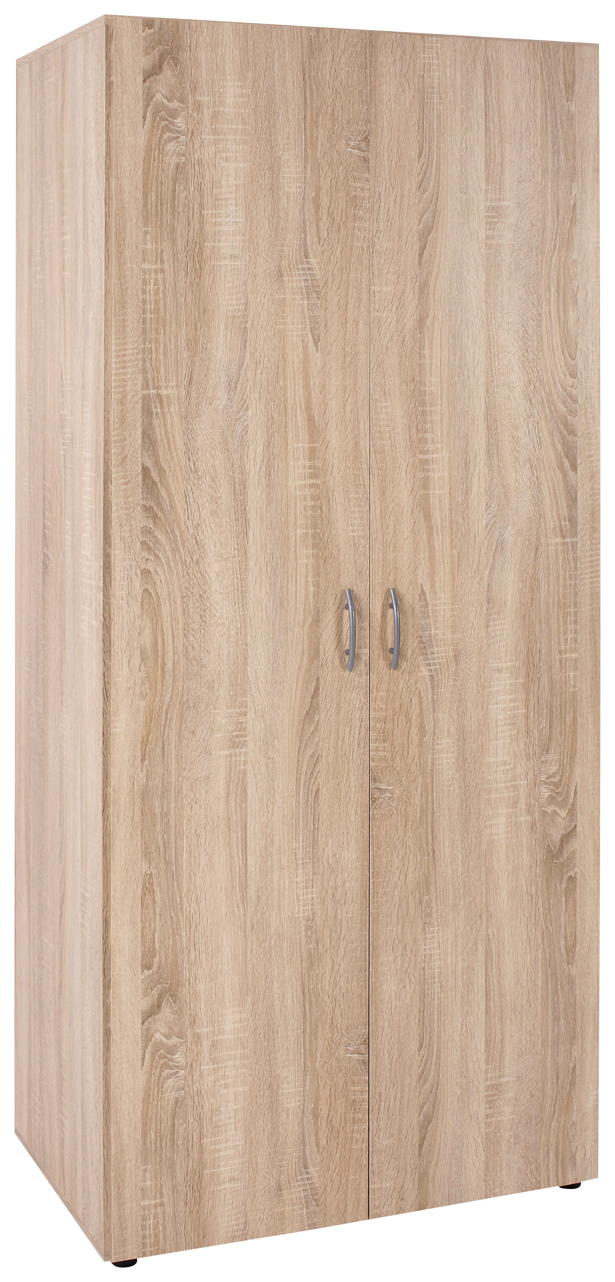 Drehtürenschrank in Eichefarben - Eichefarben, Konventionell, Holzwerkstoff/Kunststoff (81/177/52cm) - Based