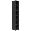 Etajeră MULTI - grafit, Modern, material pe bază de lemn (30/195/40cm) - Modern Living