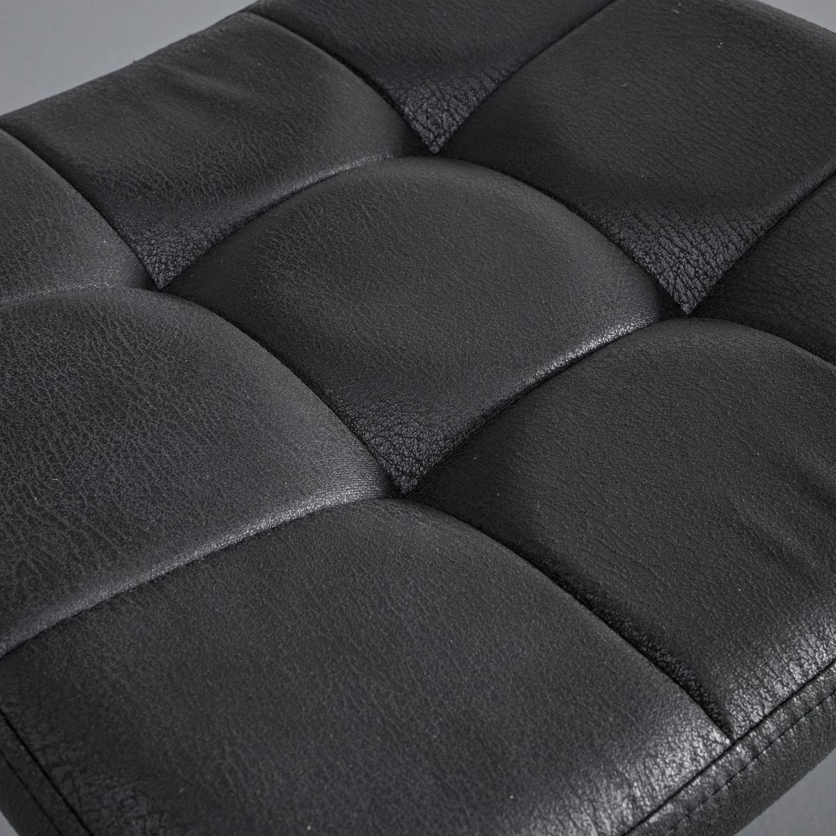 ZESTAW KRZESEŁ VALENTIN - ciemnoszary/czarny, Modern, metal/tkanina (44/80/59cm) - Bessagi Home