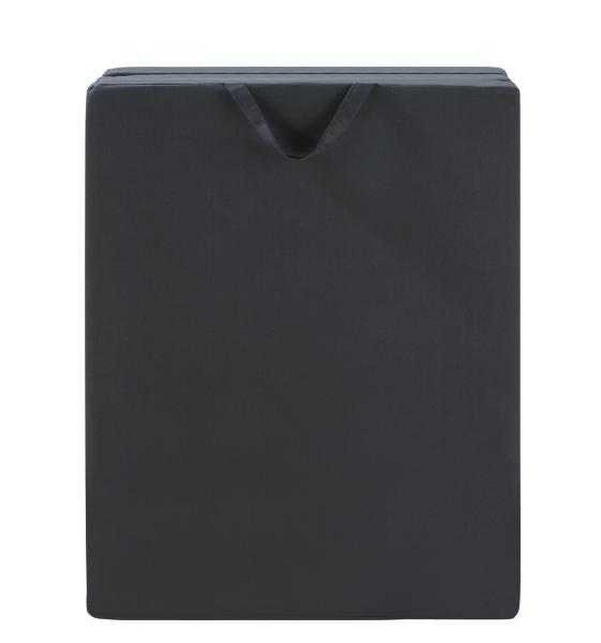 Sklopivi Madrac Anna - crna, Moderno, tekstil (65/186cm) - Modern Living