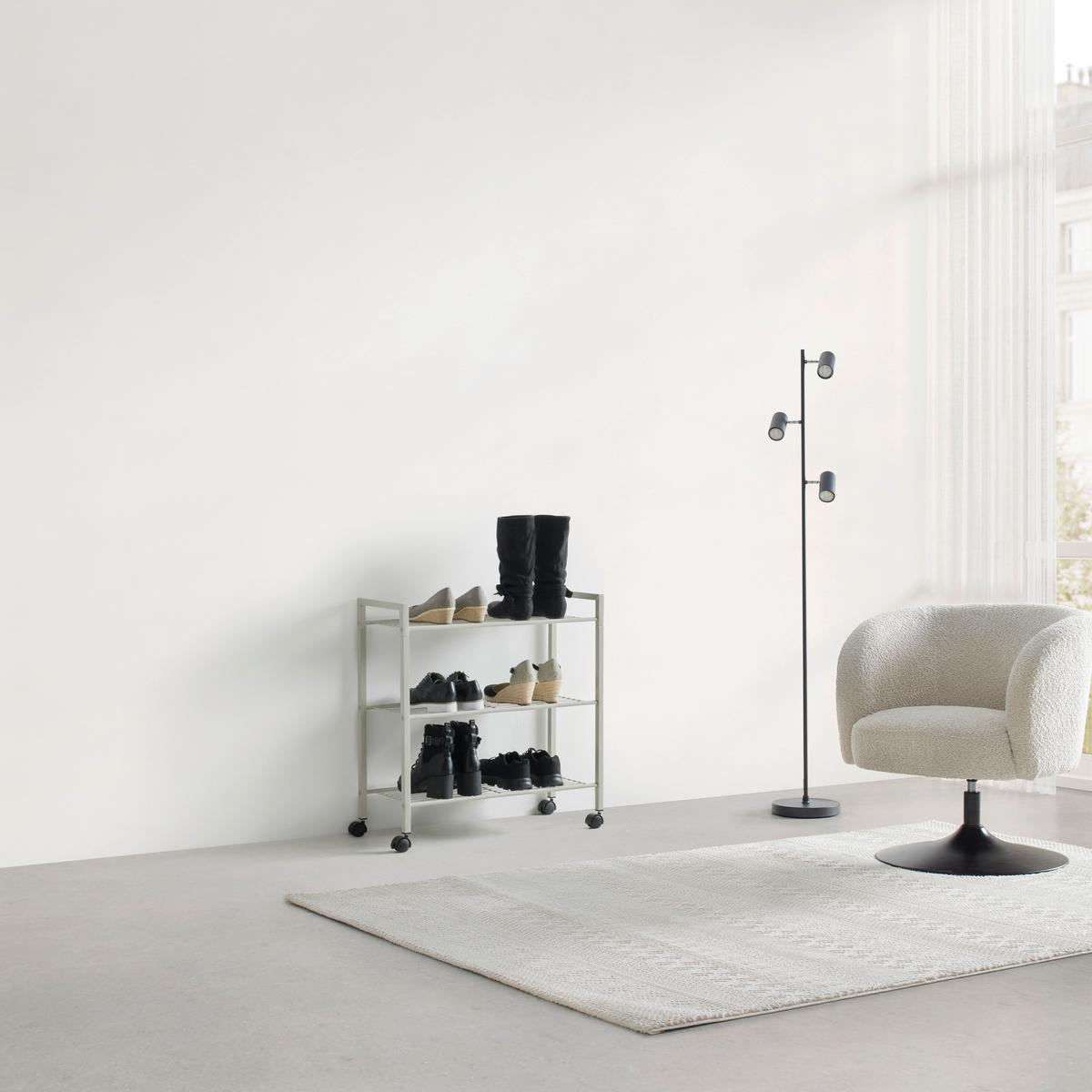 Cipőspolc Görgőkkel Lorelei - kasmírszínű, Modern, műanyag/fém (68/70/28cm) - Mömax