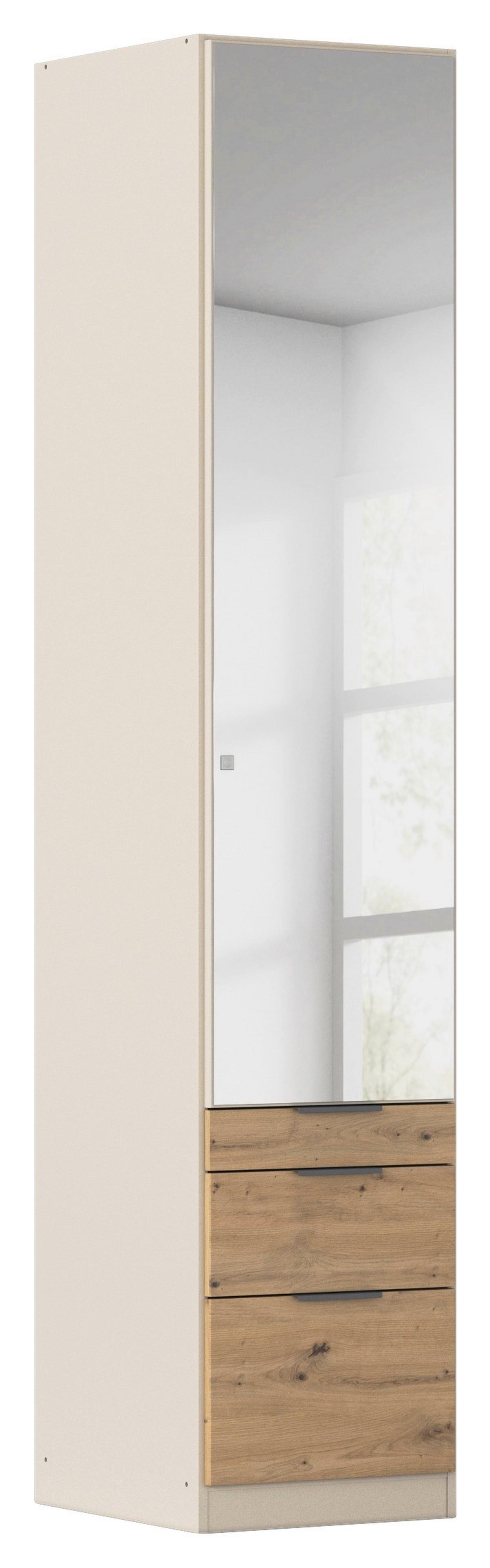 DULAP USI ROTATIVE ALABAMA - argintiu/culoare lemn stejar, Trend, material pe bază de lemn (47/229/54cm) - Modern Living