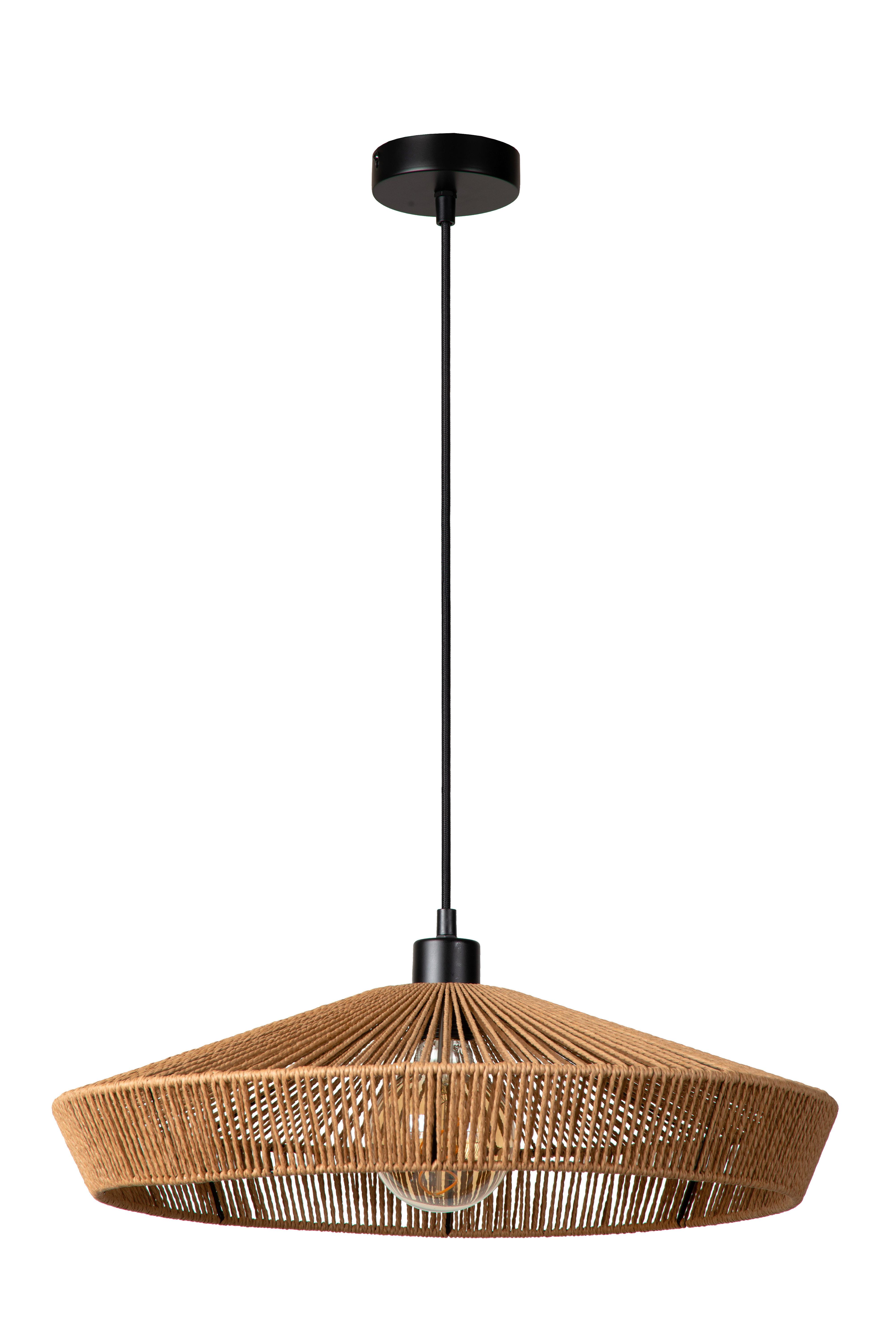 LAMPA WISZĄCA 10413/50/72 YUNKAI - Natur (50/50/145cm) - Lucide