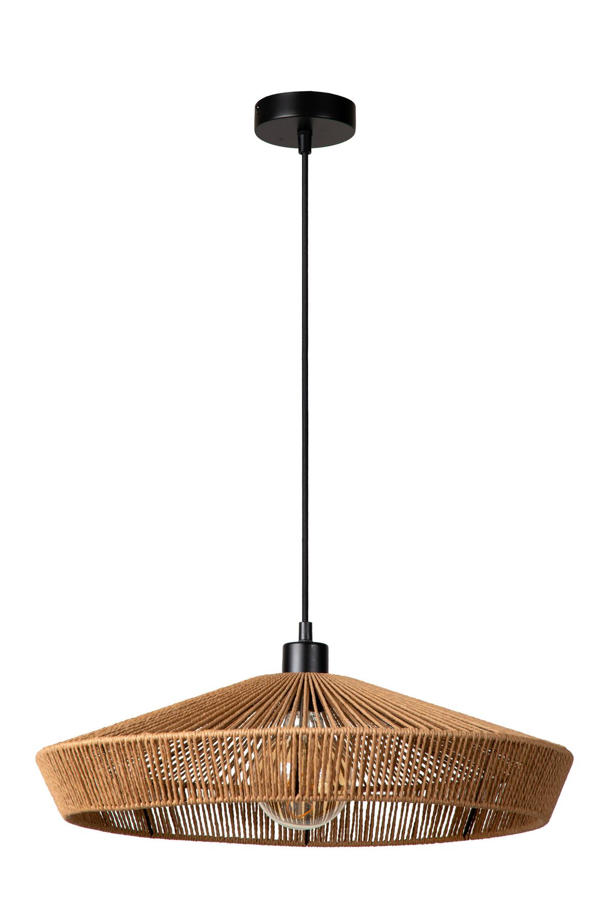 LAMPA WISZĄCA 10413/50/72 YUNKAI - Natur (50/50/145cm) - Lucide