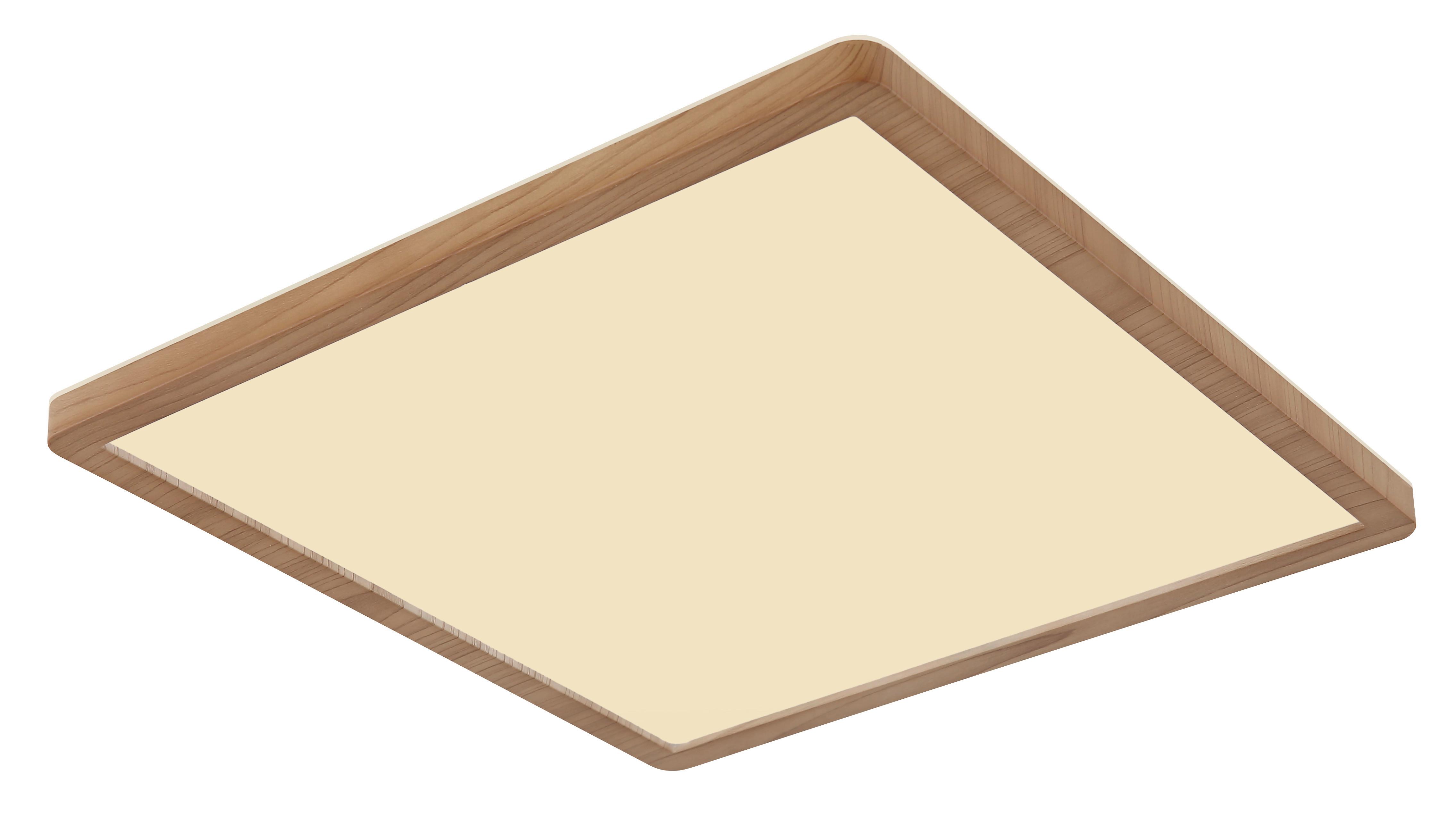 LED-DECKENLEUCHTE 41563-24WW - Weiss/Opal, Natur, Kunststoff (42/42/25cm) - Globo