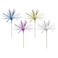 Fagylalt-/koktélesernyő-szett Palma - műanyag/fa (6.8/22.7/2.2cm) - Metaltex