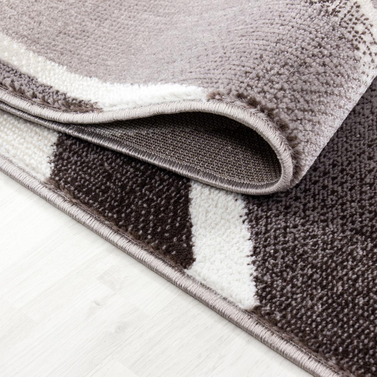 Webteppich Parma Braun ca. 80x300cm - Braun, KONVENTIONELL, Textil (80/300cm)