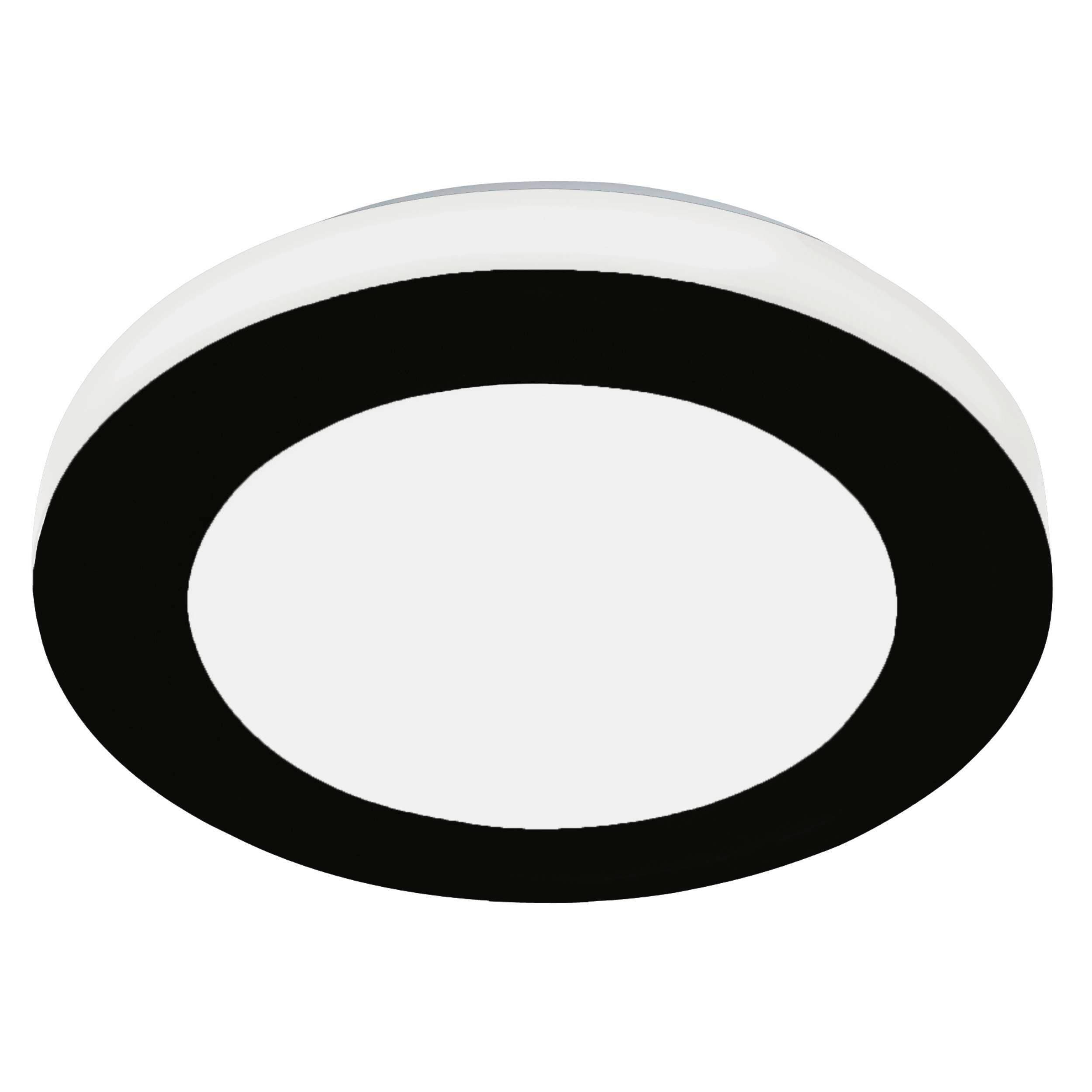 ŁAZIENKOWA LAMPA SUFITOWA 780881 PALMAS - czarny/biały, Basics, tworzywo sztuczne/metal (30/10cm) - Celina