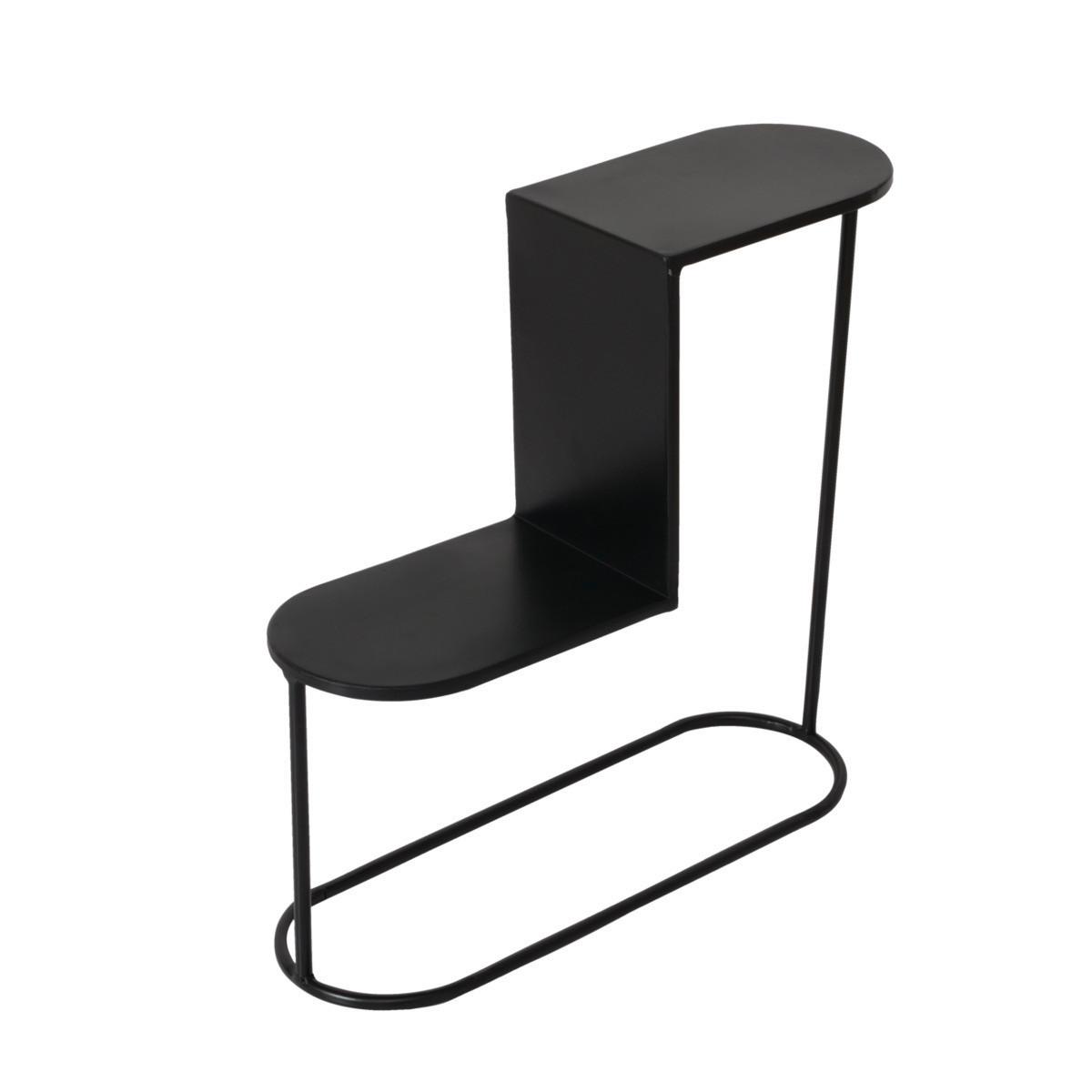 SCHODKI NA KWIATY 9722363 - INDUSTRIAL LIVING - czarny, Basics, metal (50/18/55cm) - Boltze Home