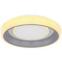 LED Mennyezeti Lámpa Tabano - opál/antracit, Basics, műanyag/fém (50/9,5cm)