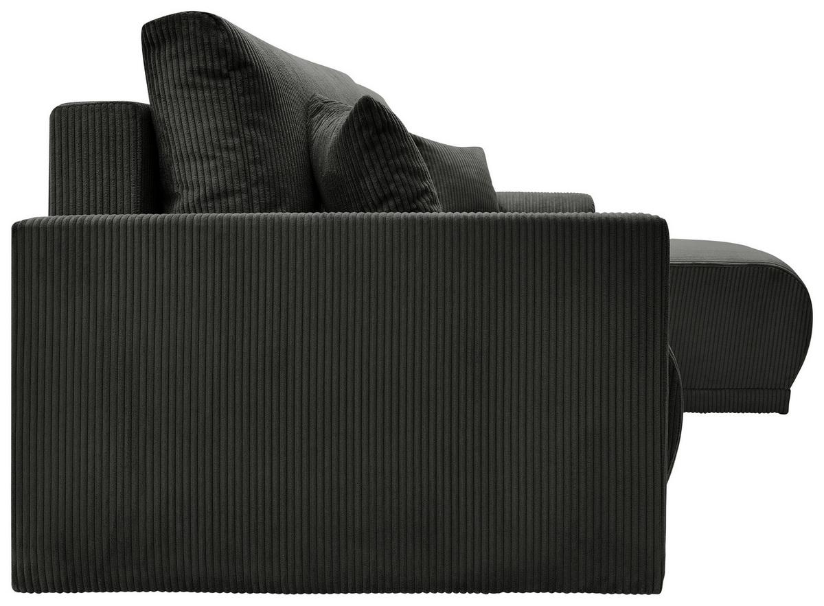 Kutna Garnitura Kim - crna, Moderno, drvo (233/146cm) - Modern Living