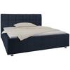 Oblazinjena Postelja Bogner, 180x200, Antracit - barve kroma/antracit, Konvencionalno, tekstil (180/200cm) - Premium Living