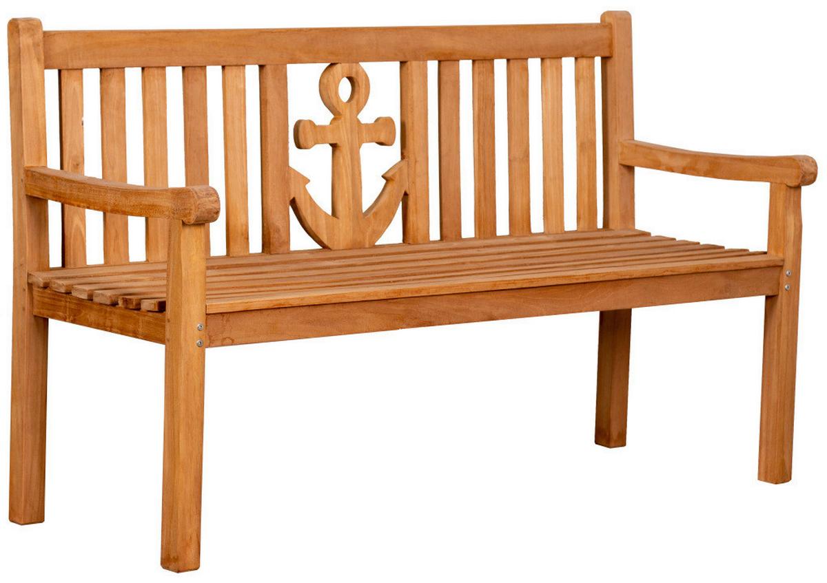 Gartenbank Woodie Teak - Basics, Holz (150/89/60cm) - Gardenson