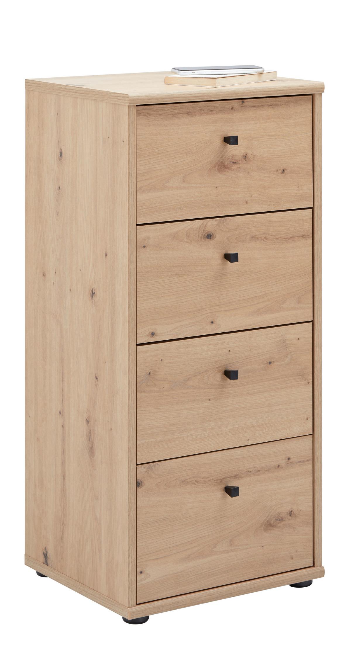 Comodă TEMPRA 2 - stejar Artisan, Konventionell, material pe bază de lemn (38,6/85,5/34,8cm) - Based