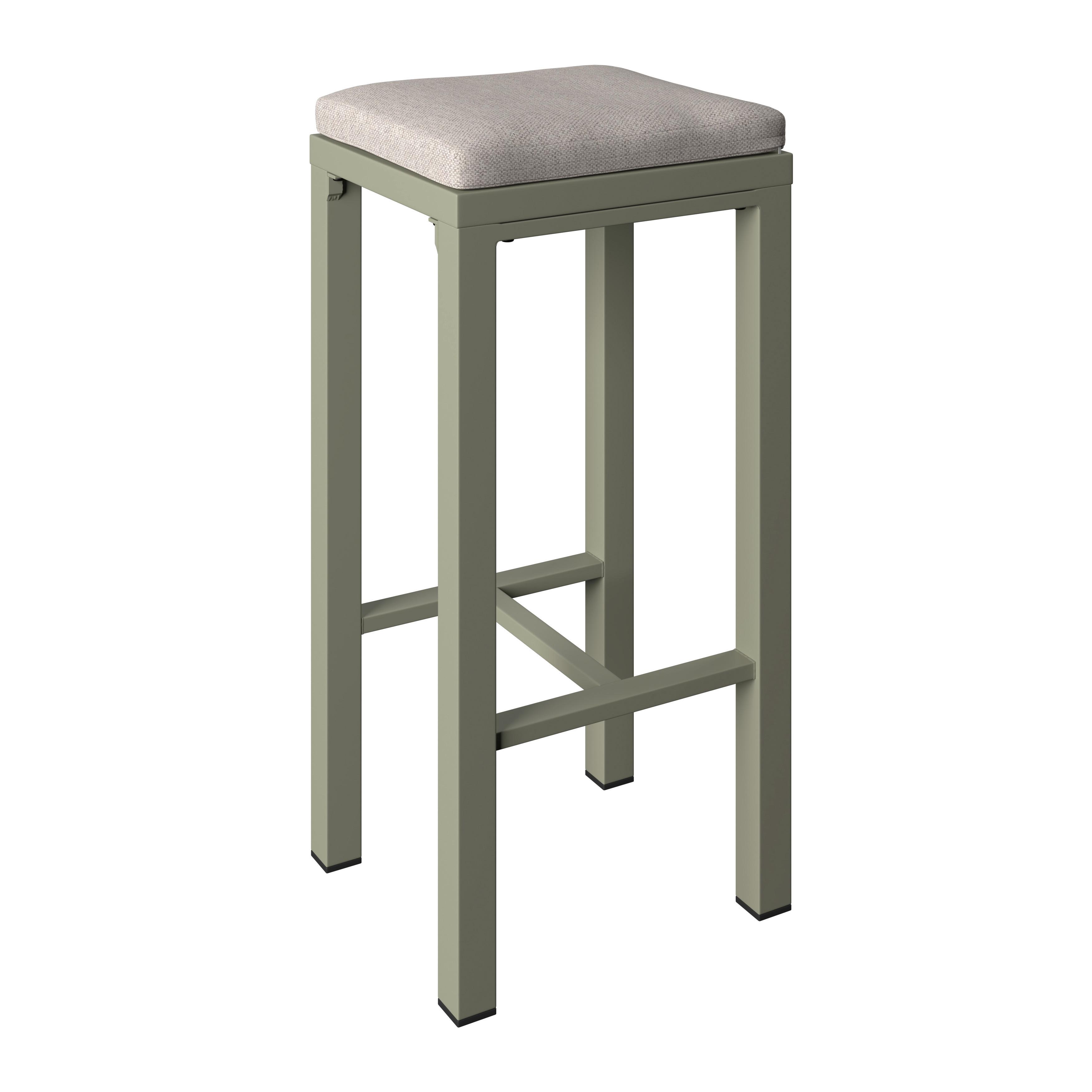 UTEMÖBLER SET NELLI 2 - beige/grön, Modern, metall/textil (80/157/209cm)